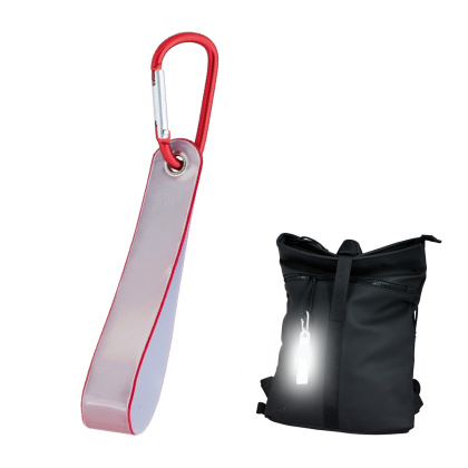 3M Reflektierender Anhänger mit Karabiner - rot